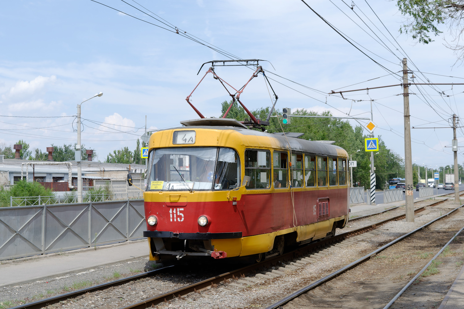 Волжский, Tatra T3SU № 115