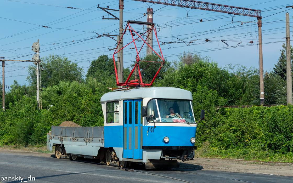 Днепр, Tatra T3SU (двухдверная) № Г-51