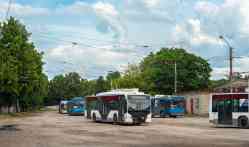 Ryazan, VZTM-5284 # 2109; Ryazan, ZiU-682G-016.03 # 2012; Ryazan, VMZ-5298.01 “Avangard” # 2168