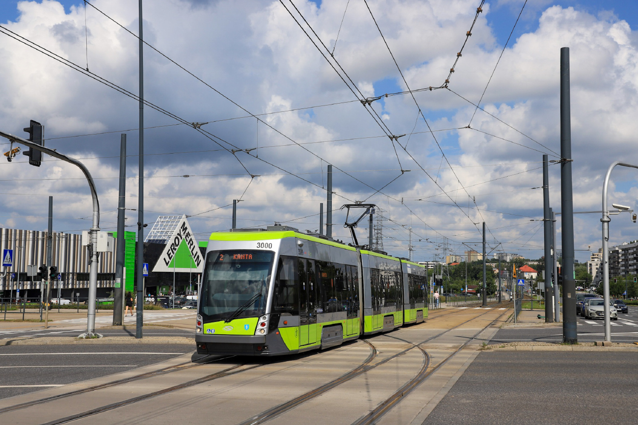 Ольштын, Solaris Tramino S111o № 3000