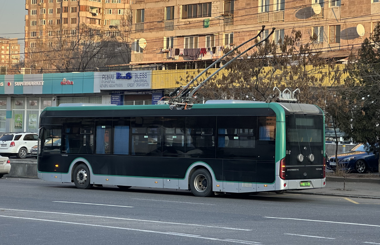 Ереван, Yutong ZK6128BEVG № 035