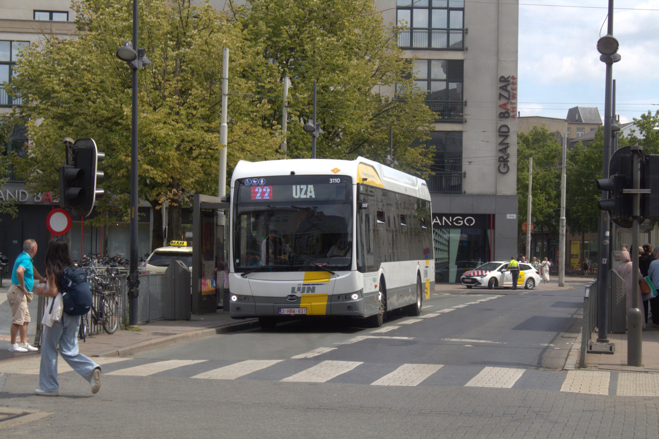 Antwerpia, BYD K9UD Nr 3110