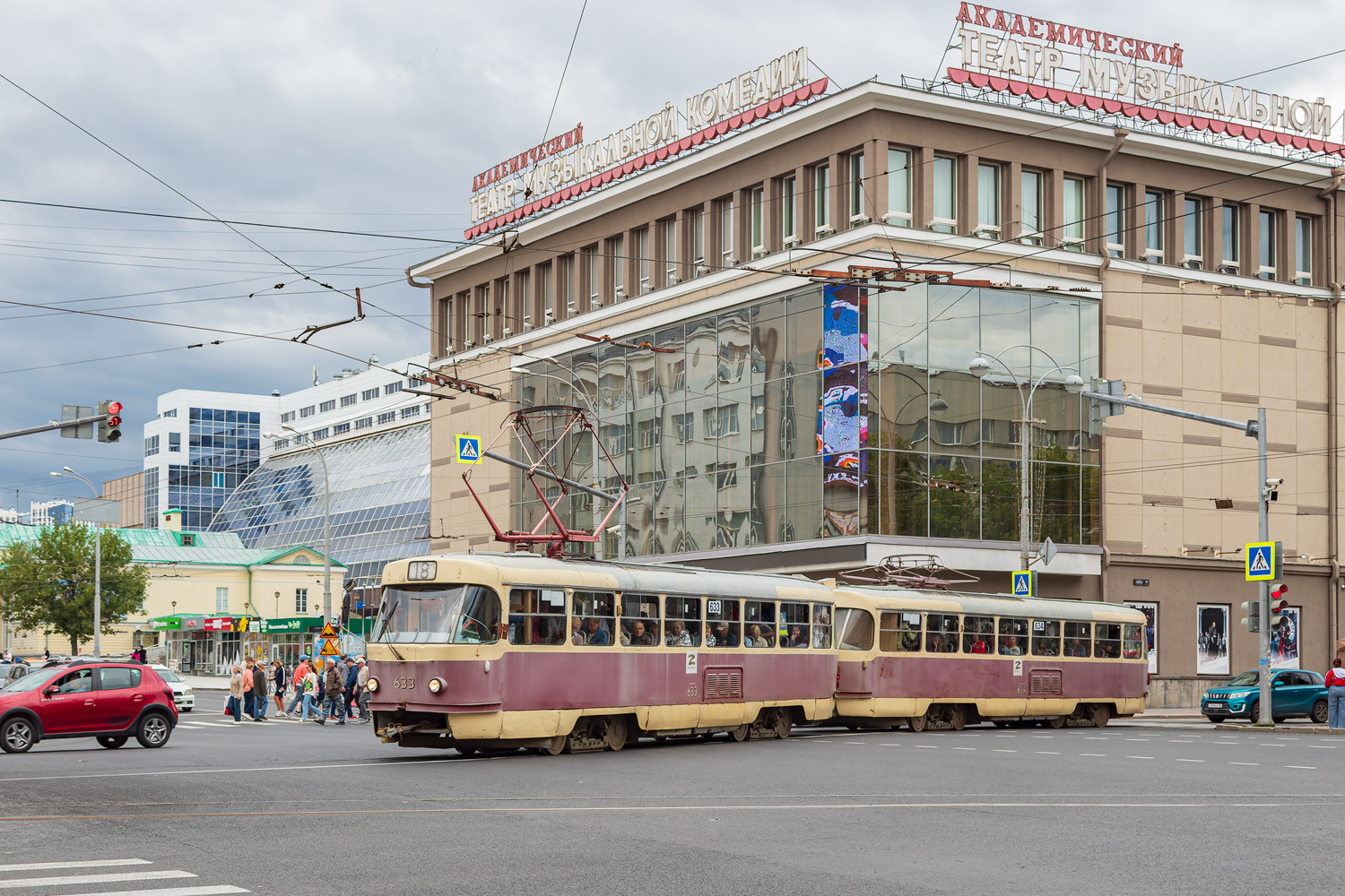 Екатеринбург, Tatra T3SU (двухдверная) № 633