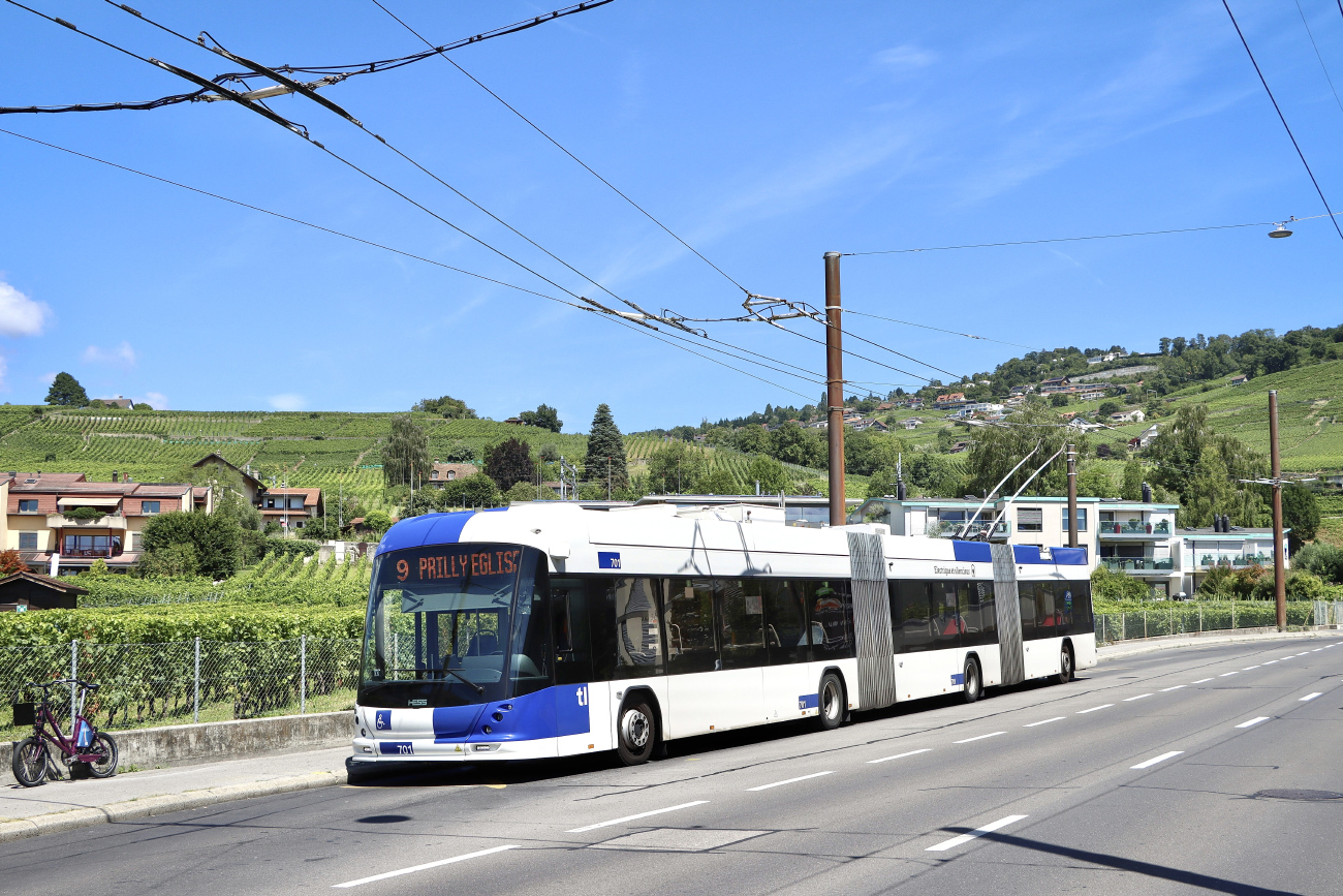 Lausanne, Hess lighTram 25 DC Br. 701 Lausanne, Hess lighTram 25 DC Br. 701