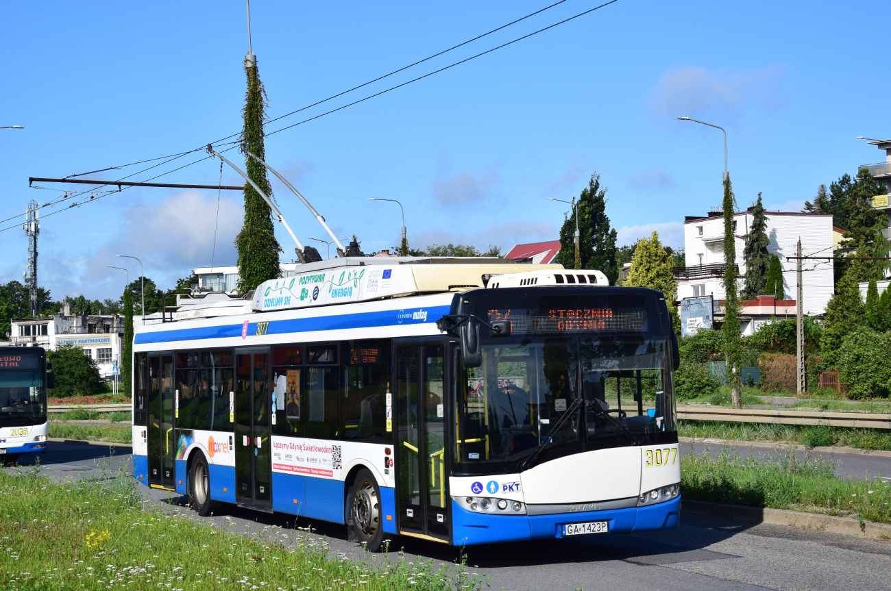 Гдыня, Solaris Trollino III 12 M № 3077