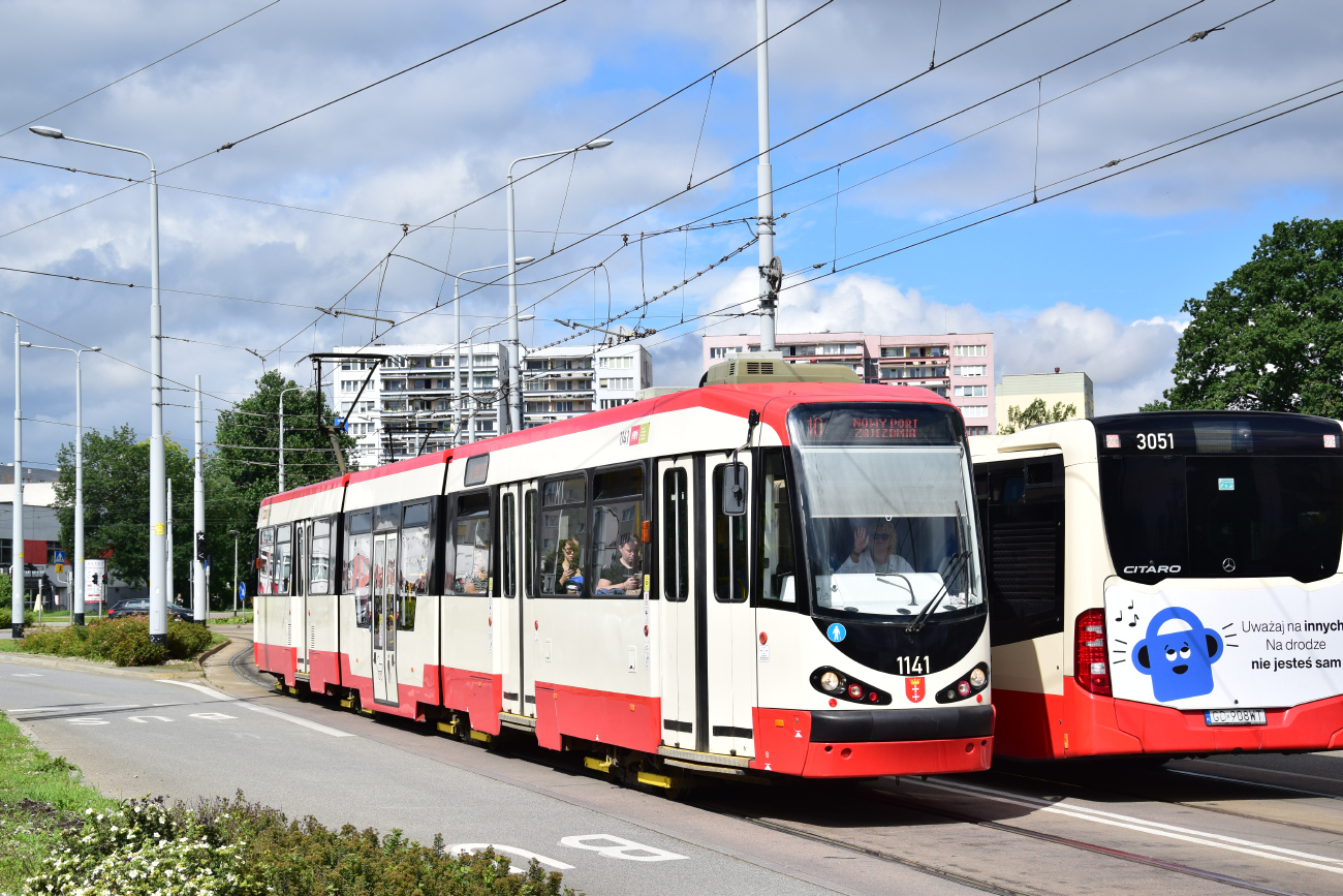Гданьск, Duewag N8C-MF 01 № 1141