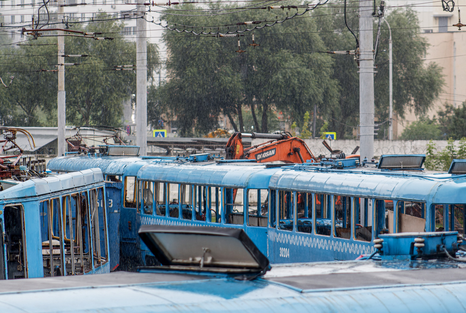 Москва — Трамвайные депо: [3] Краснопресненское. Новая территория в Строгино
