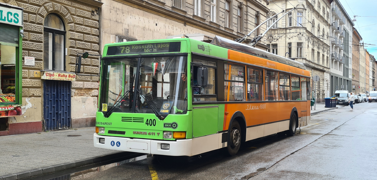 Будапешт, Ikarus 411T № 400 Будапешт, Ikarus 411T № 400