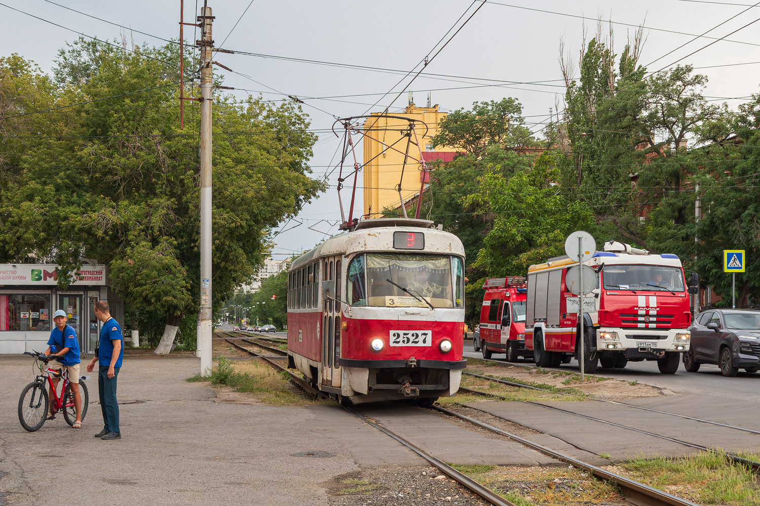 Volgograd, Tatra T3SU (2-door) Br. 2527 Volgograd, Tatra T3SU (2-door) Br. 2527