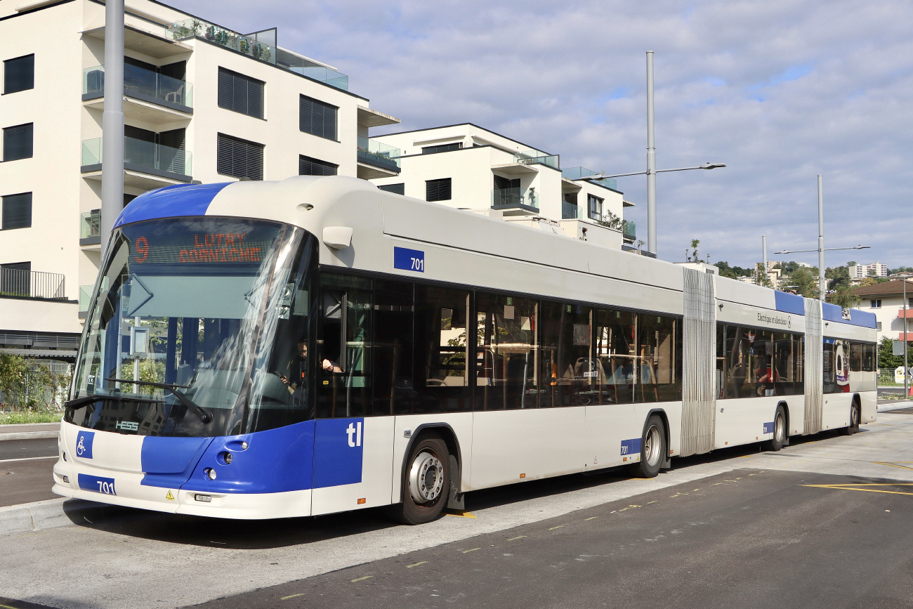 Lausanne, Hess lighTram 25 DC Br. 701 Lausanne, Hess lighTram 25 DC Br. 701