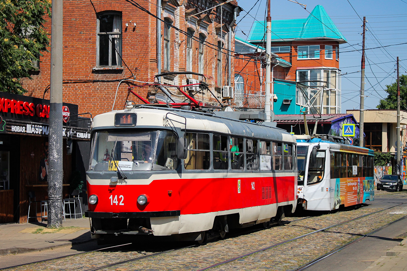 Краснодар, Tatra T3SU КВР МРПС № 142