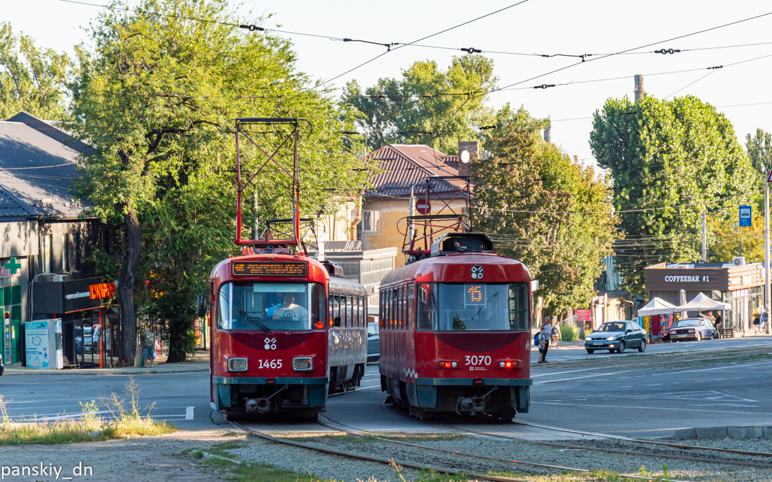 Dnipro, Tatra T4D-M1 Nr. 1465; Dnipro, Tatra T4D-M1 Nr. 3070