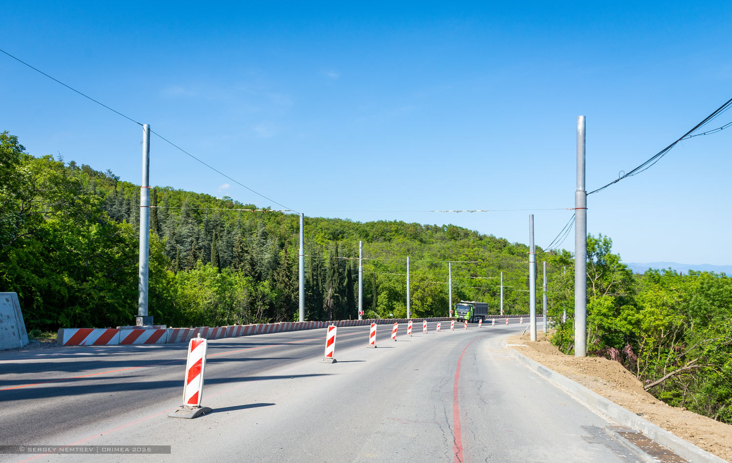 ყირიმის ტროლეიბუსი — Reconstruction of the South Coast Highway (2023 —....); ყირიმის ტროლეიბუსი — Trolleybus lines