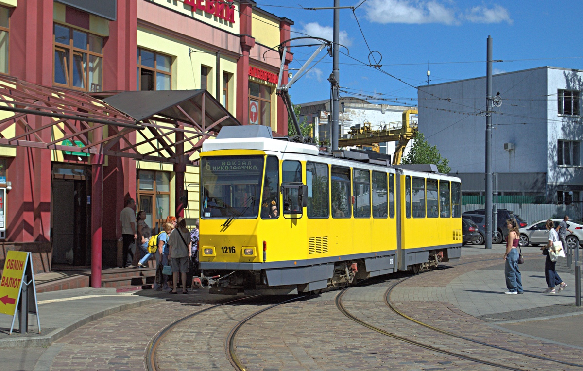 Львов, Tatra KT4DM № 1216