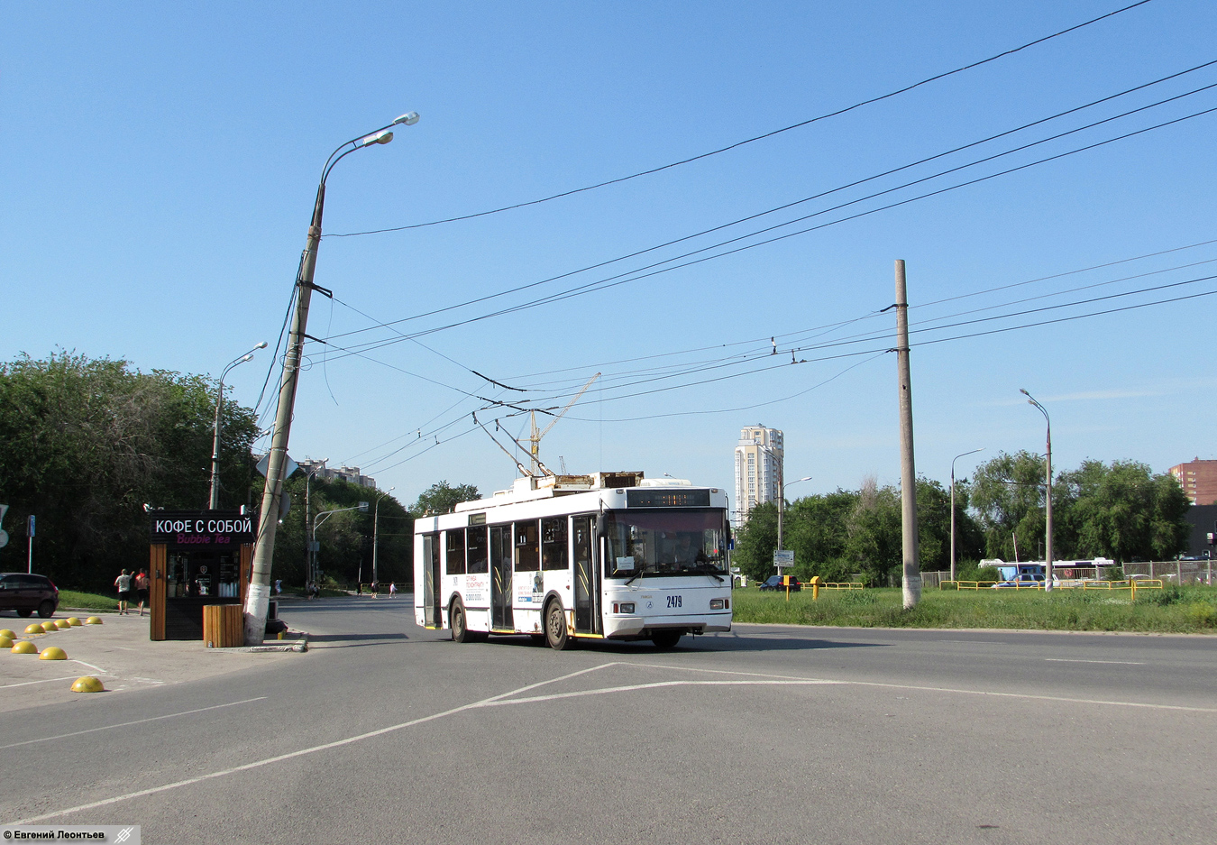 Тольятти, Тролза-5275.03 «Оптима» № 2479; Тольятти — Ремонт путепровода на улице Революционной с 06.2025