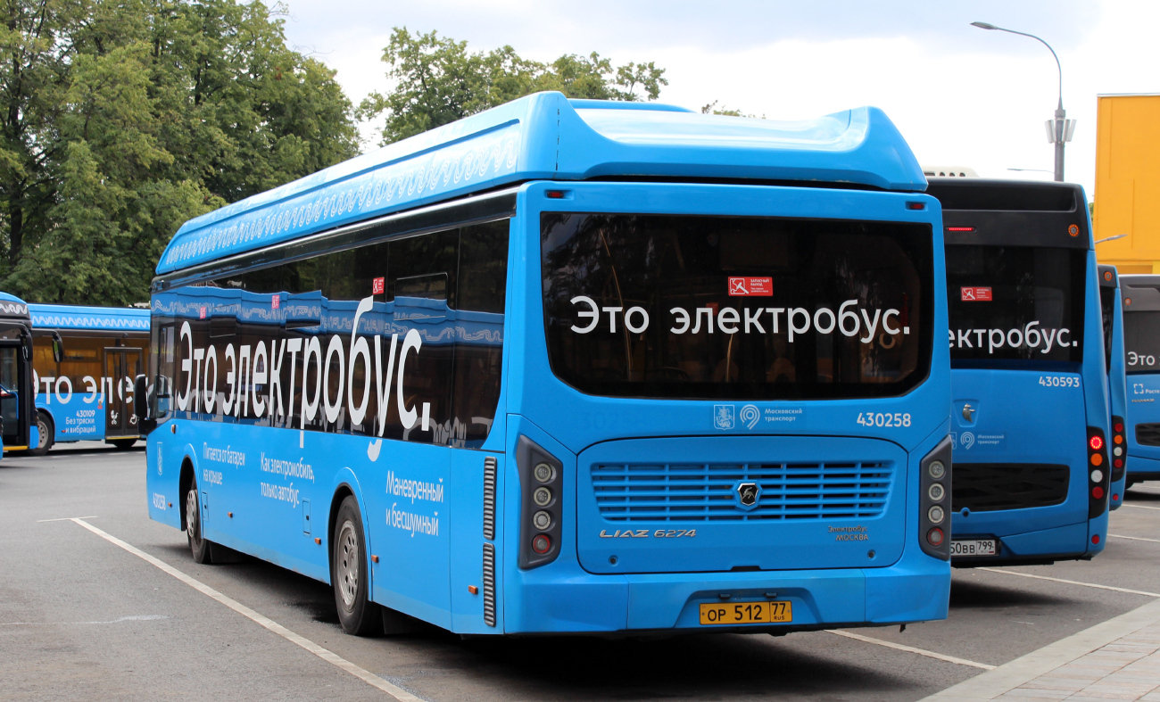 Москва, ЛиАЗ-6274 № 430258