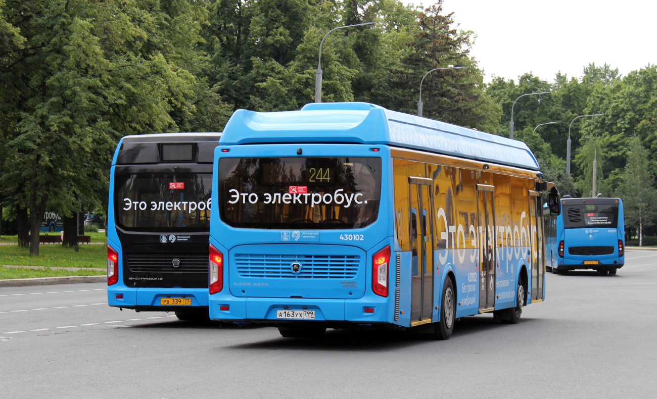 Москва, ЛиАЗ-6274 № 430102