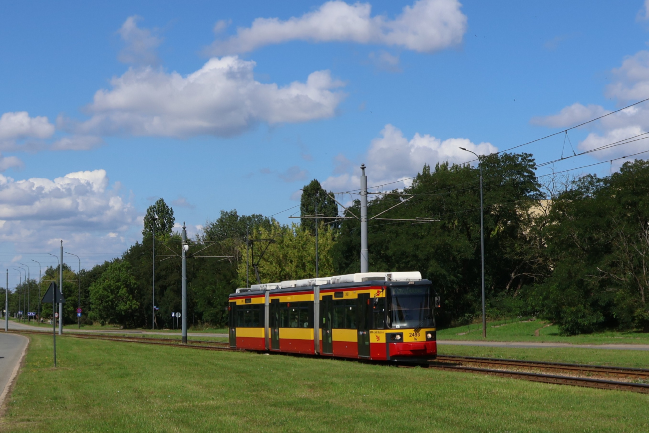 Лодзь, Adtranz GT6M-ZR № 2493