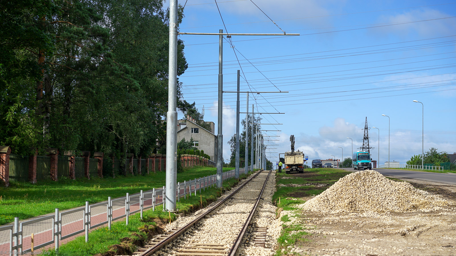 Даўгаўпілс — Трамвайные линии и инфраструктура