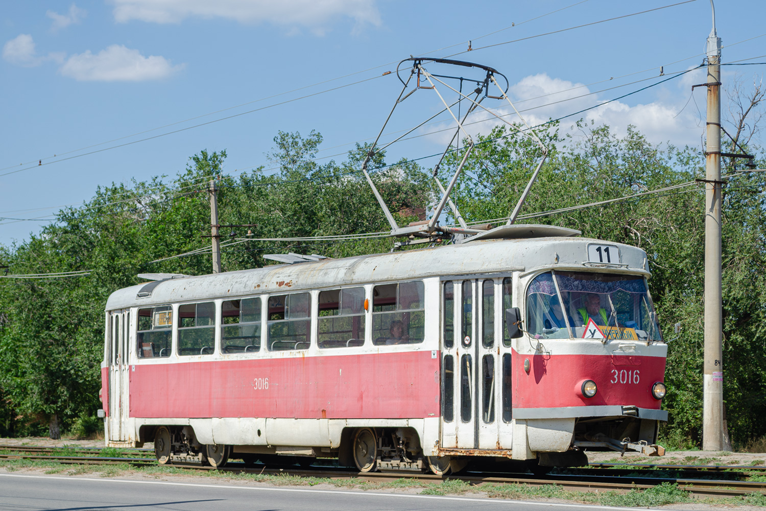 Volgograd, Tatra T3SU (2-door) № 3016
