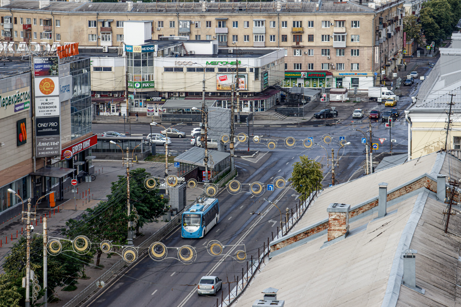 Воронеж — Троллейбусная сеть и инфраструктура