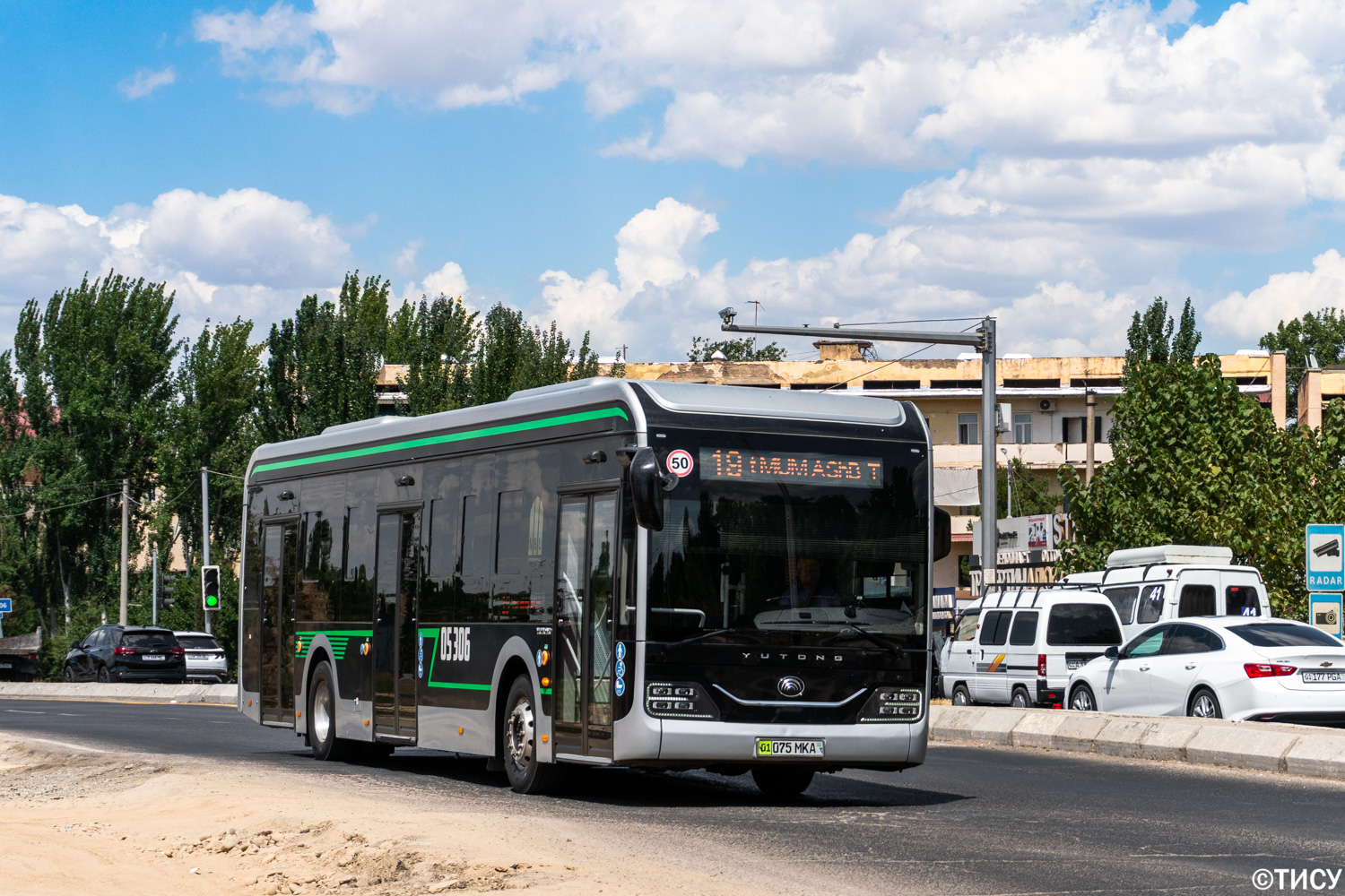 Tashkent, Yutong ZK6126BEVG № 05306