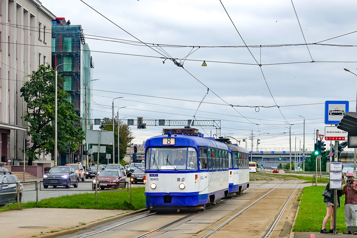 Рига, Tatra T3A № 30405