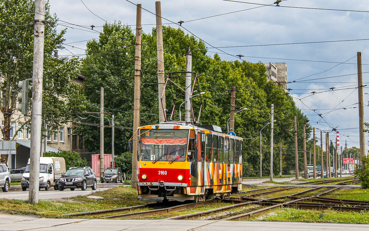 Barnaula, Tatra T6B5SU № 3160