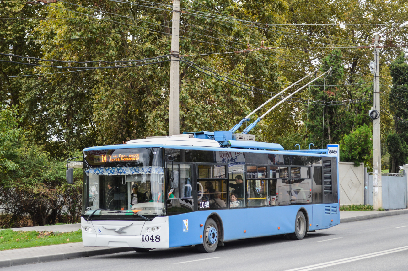 Севастополь, ЛАЗ E183A1 № 1048