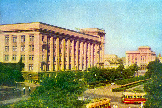 Dniepr — Old photos: Tram; Dniepr — Tramway Lines and Infrastructure