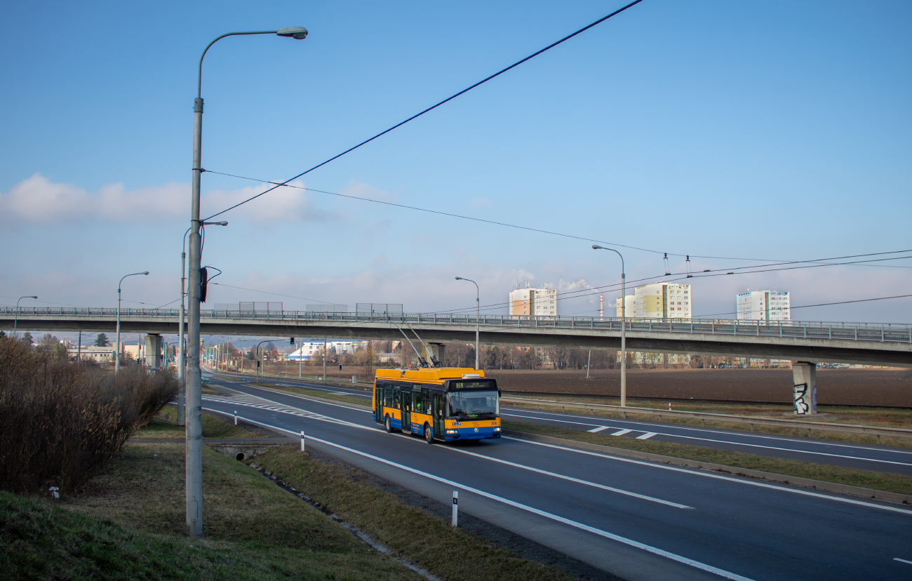 Zlín — Trolejbusová infrastruktůra · Trolleybus infrastructure