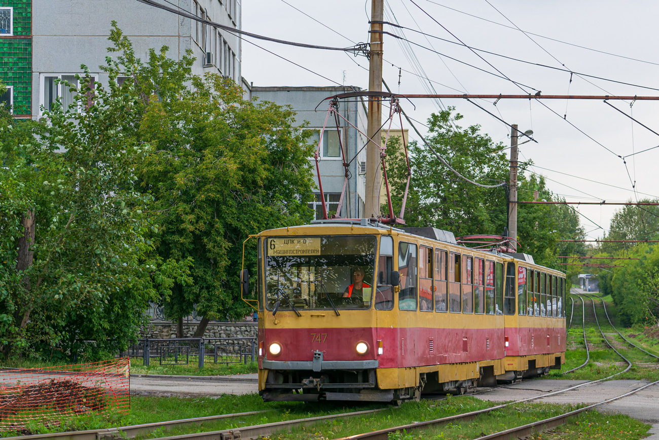Екатеринбург, Tatra T6B5SU № 747