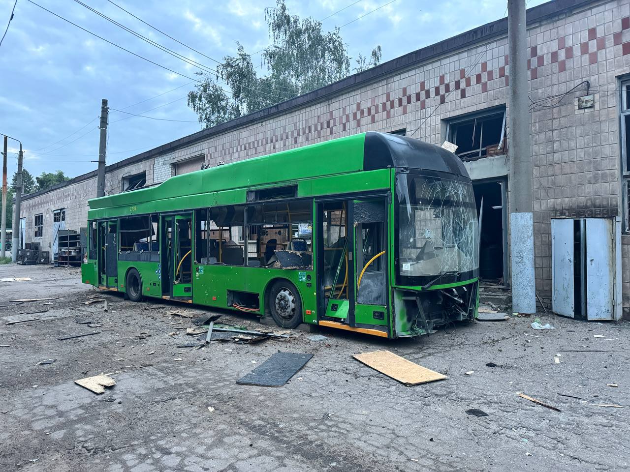 Харьков, PTS 12 № 2733; Харьков — Последствия боевых действий — 02.2022 — н.в.