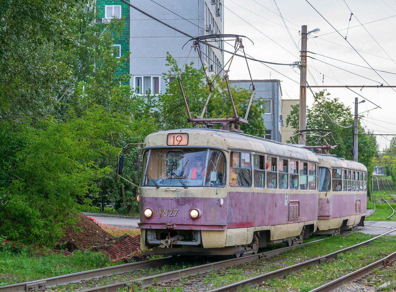 Екатеринбург, Tatra T3SU (двухдверная) № 627