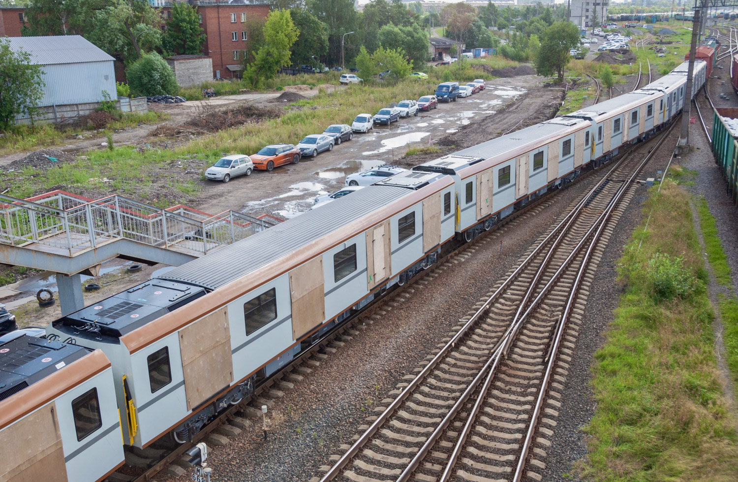 Санкт-Петербург, 81-726.1 «Балтиец» № 26162; Санкт-Петербург — Метрополитен — Перегонка вагонов метро по ж/д