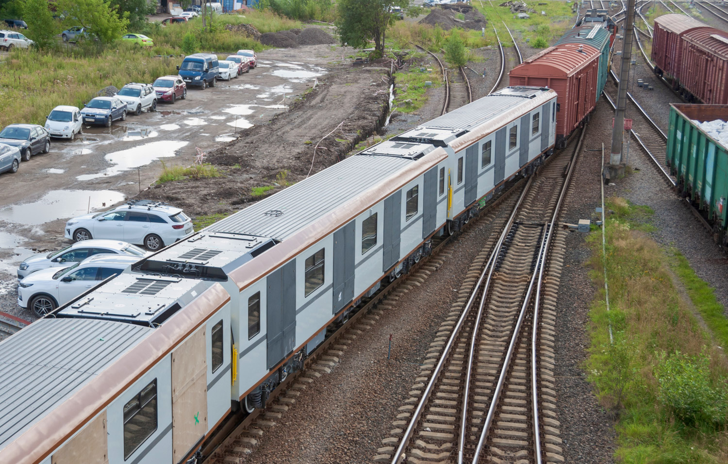 Санкт-Петербург, 81-726.1 «Балтиец» № 26164; Санкт-Петербург — Метрополитен — Перегонка вагонов метро по ж/д