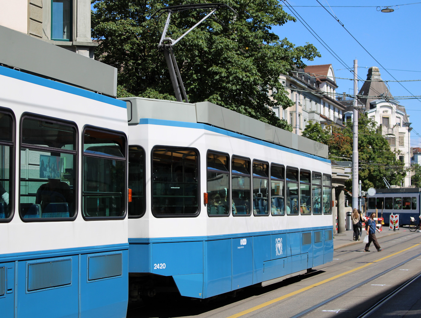 Zurich, SWP/SIG/BBC Be 2/4 "Tram 2000 Pony" N°. 2420