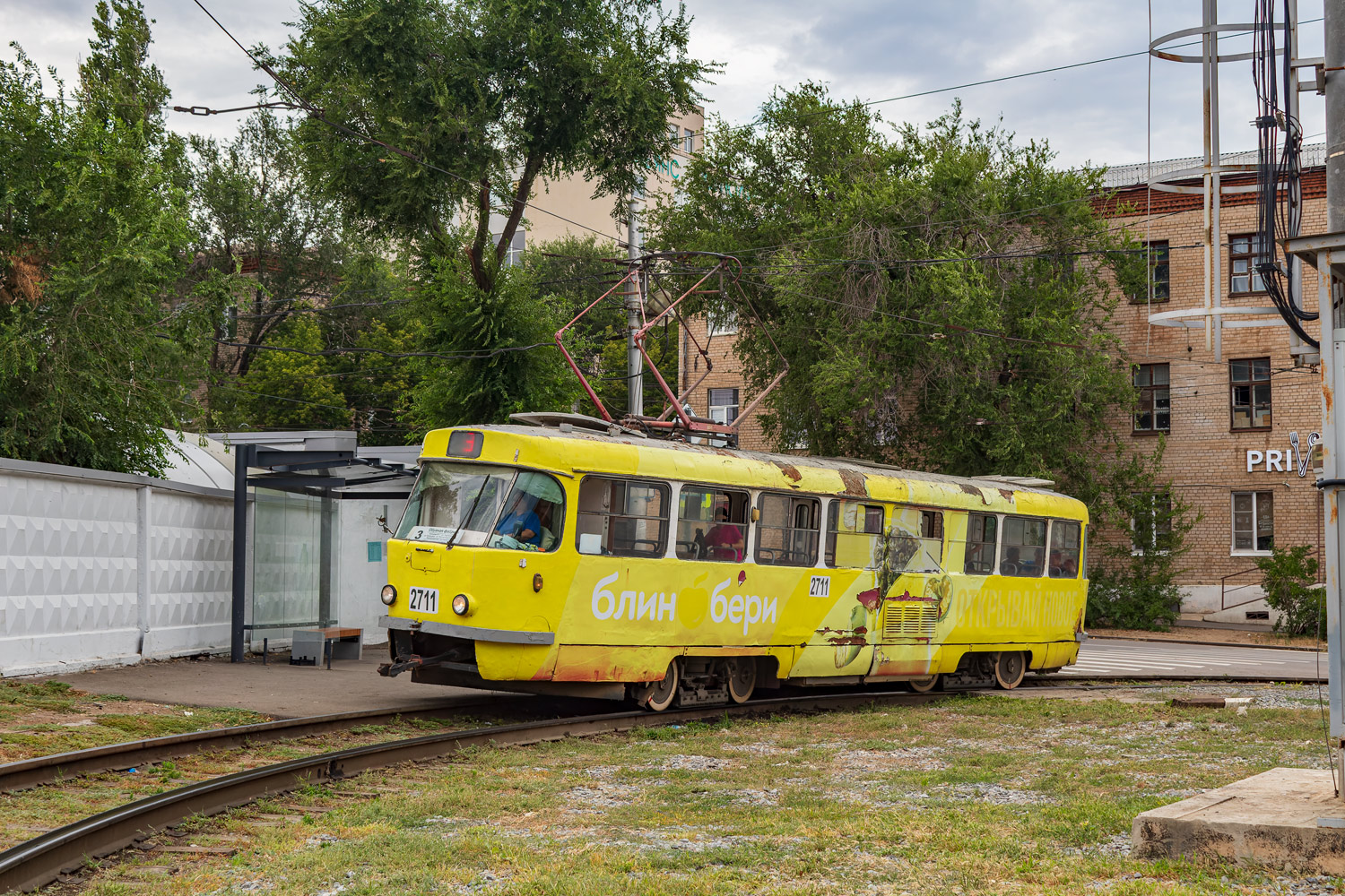 Volgograd, Tatra T3SU # 2711