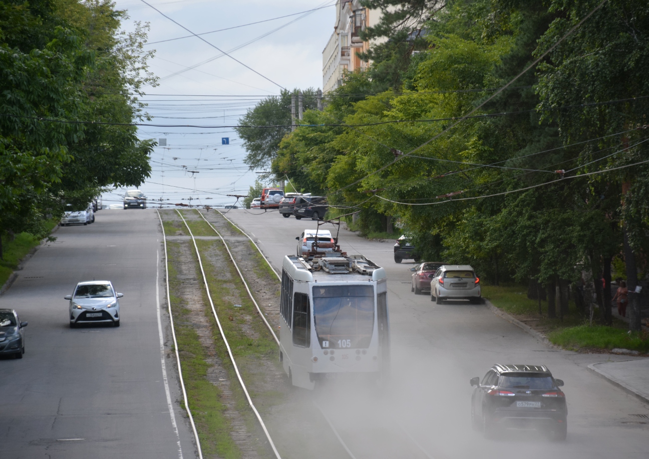 Хабаровск, 71-134А (ЛМ-99АВН) № 105 Хабаровск, 71-134А (ЛМ-99АВН) № 105