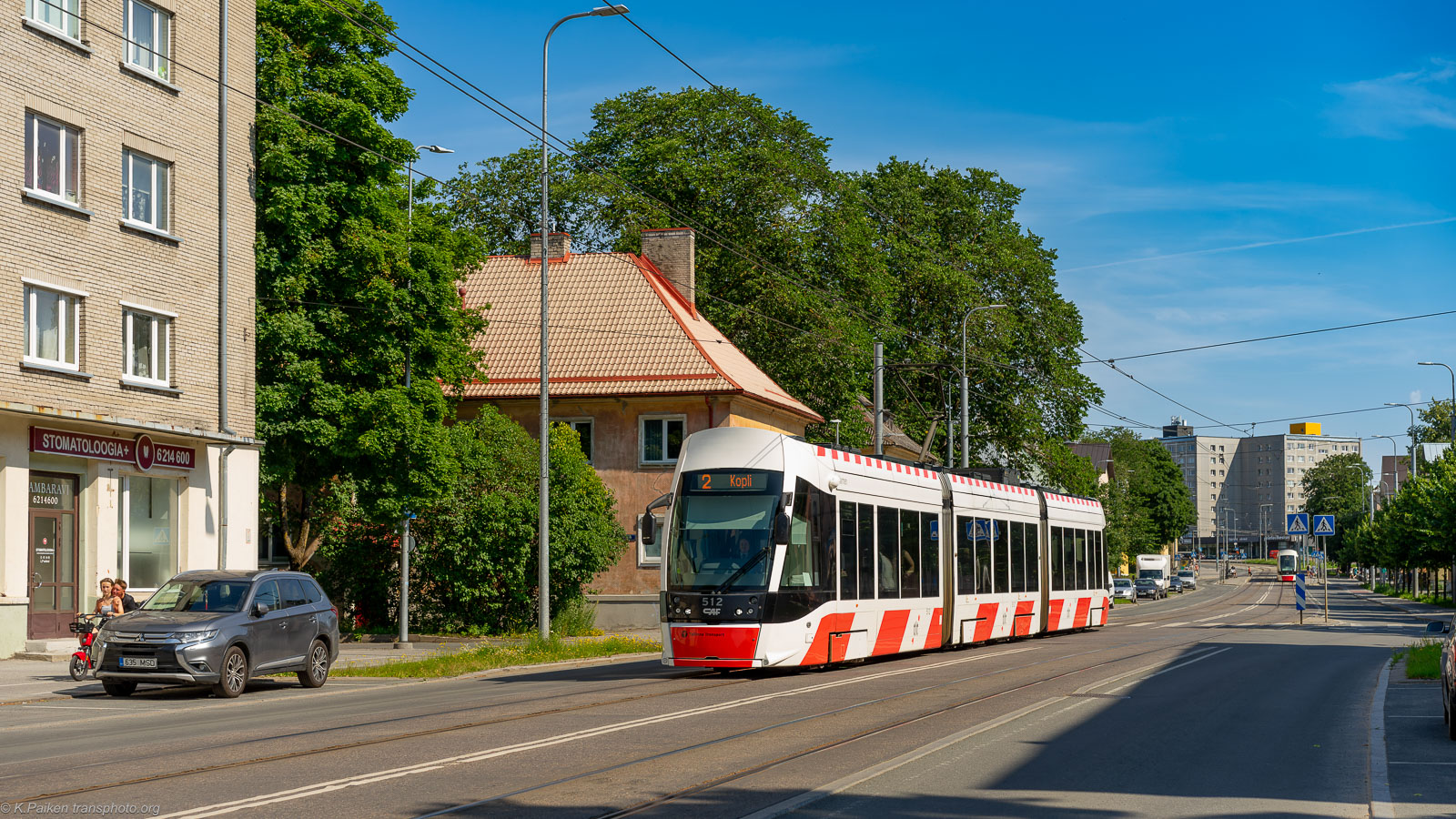 Таллин, CAF Urbos AXL № 512