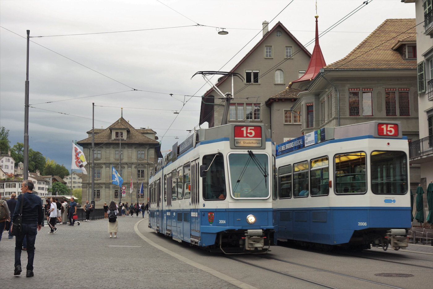 Цюрих, SWS/SWP/BBC Be 4/6 "Tram 2000" № 2004