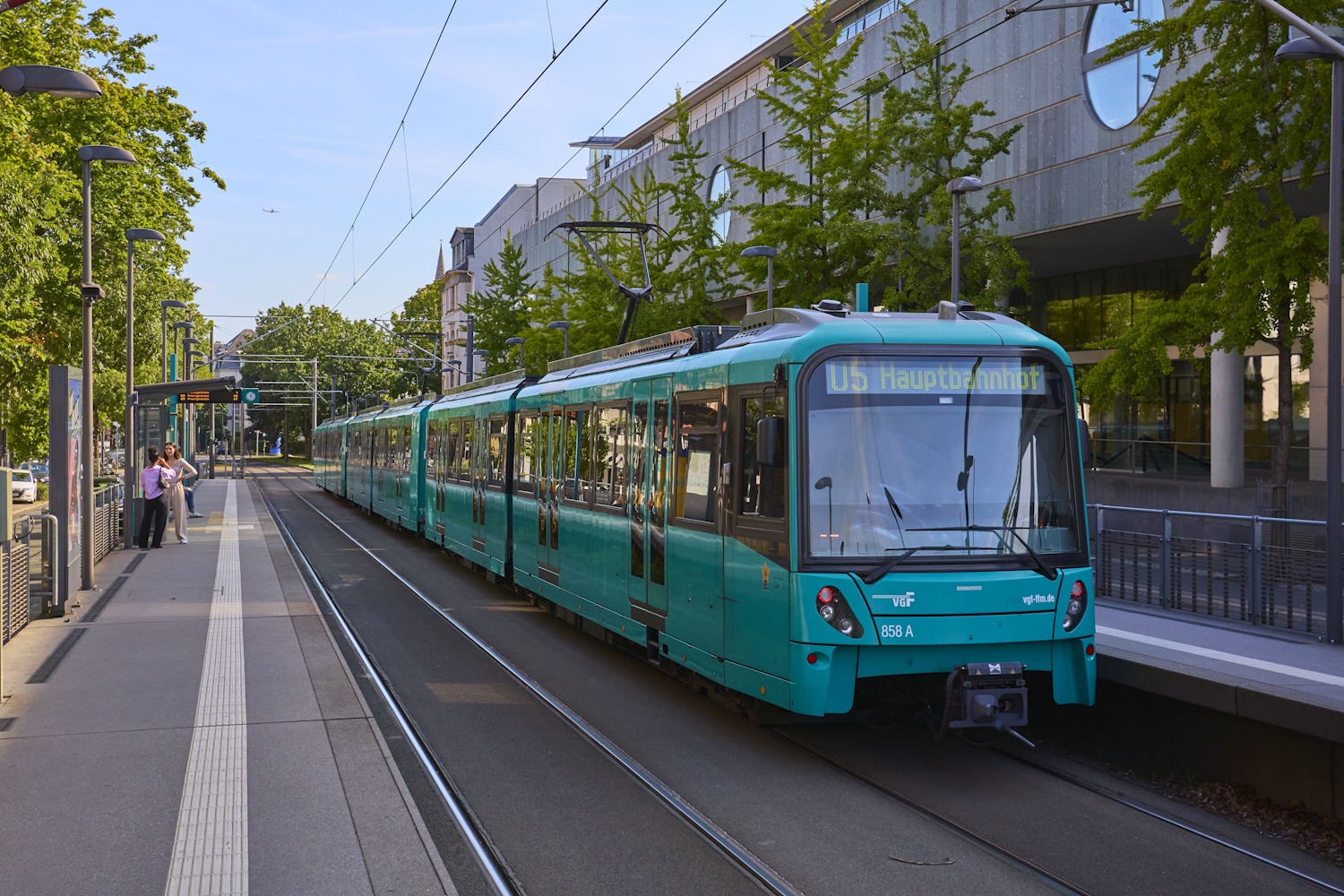 Франкфурт-на-Майне, Bombardier Flexity Swift U5-50 № 858