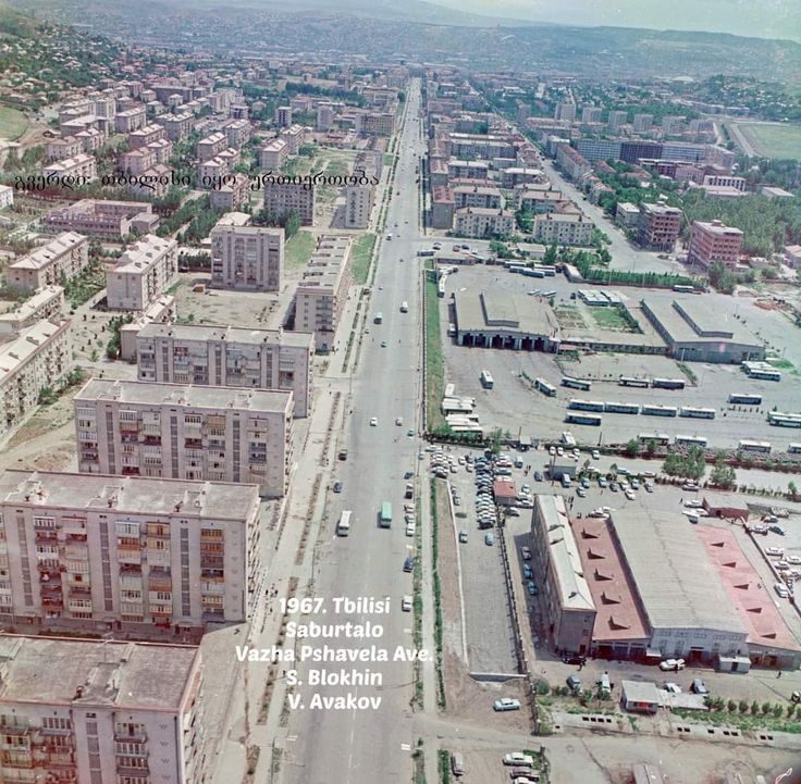 Tbilisis — Old photos and postcards — trolleybus