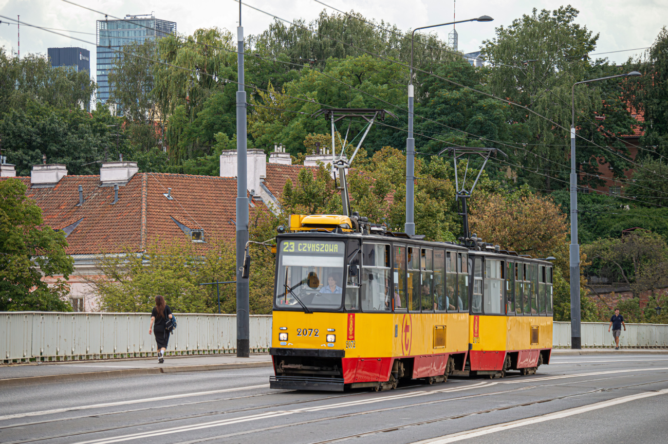 Варшава, Konstal 105N2k № 2072