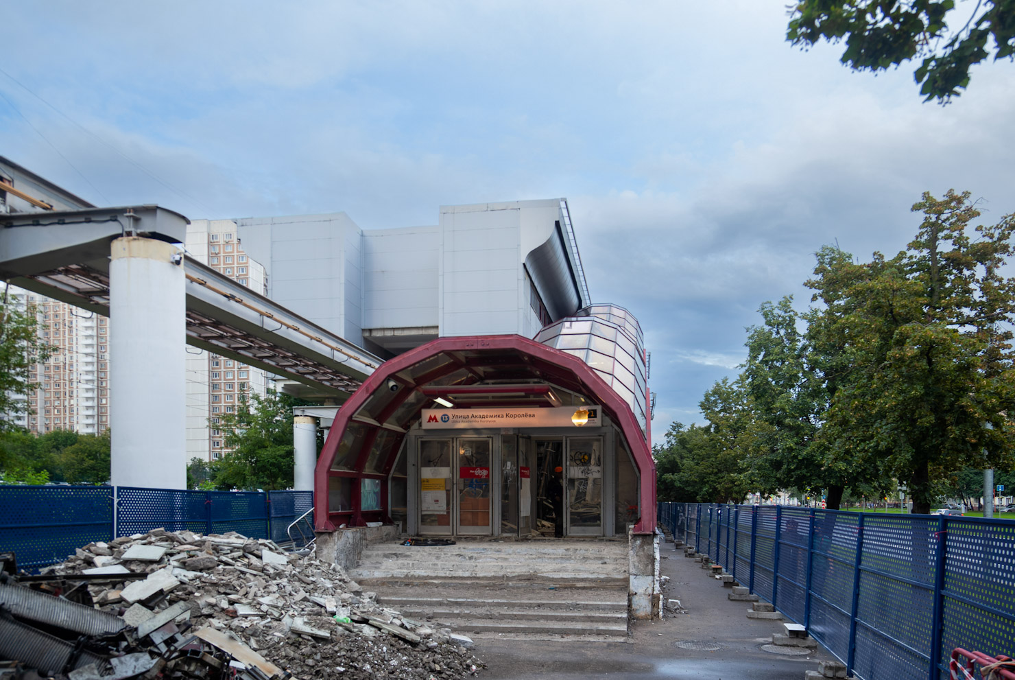 Москва — Демонтаж линии монорельса и перестройка её в парк на высоте; Москва — Монорельс
