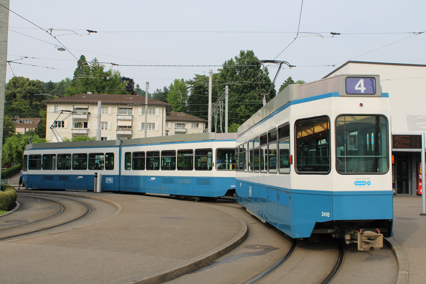 Цюрих, SWP/SIG/BBC Be 2/4 "Tram 2000 Pony" № 2418