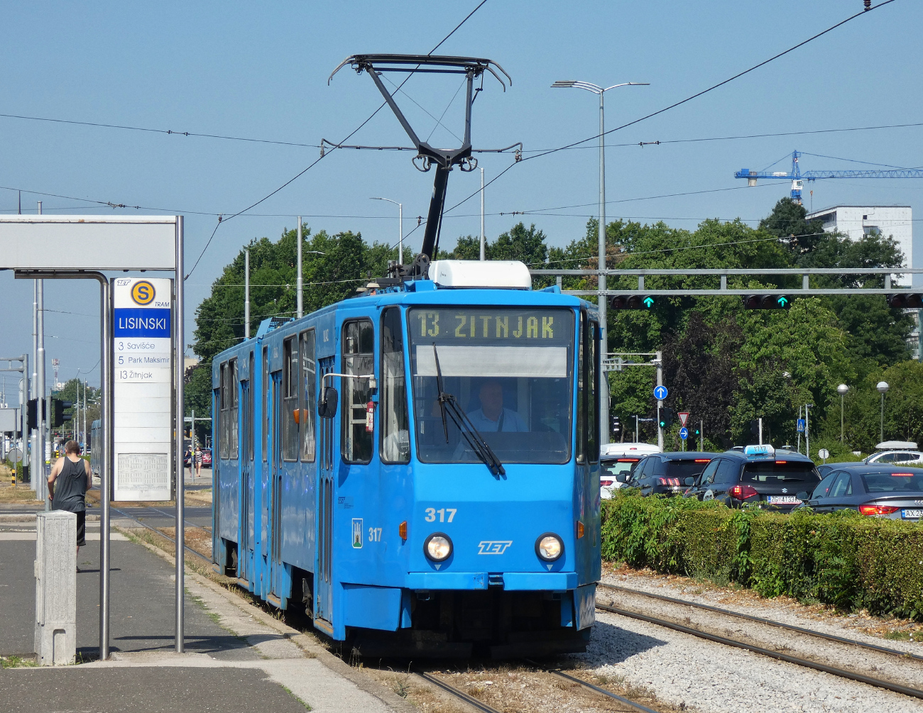 Загреб, Tatra KT4YU № 317