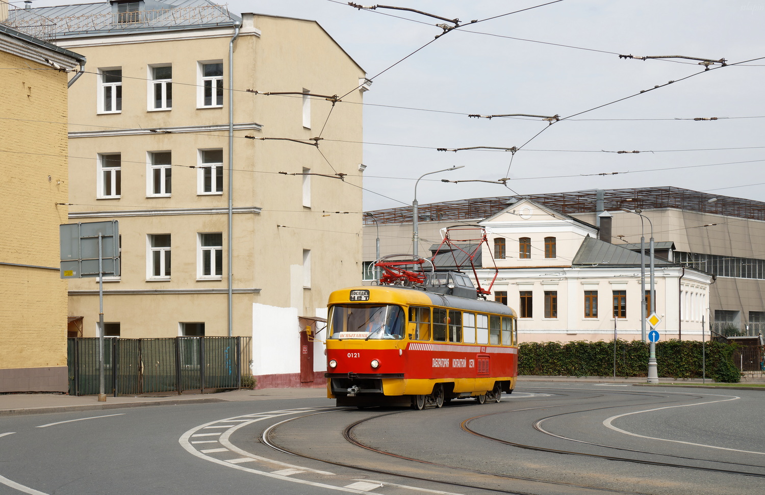 Москва, Tatra T3SU (двухдверная) № 0121