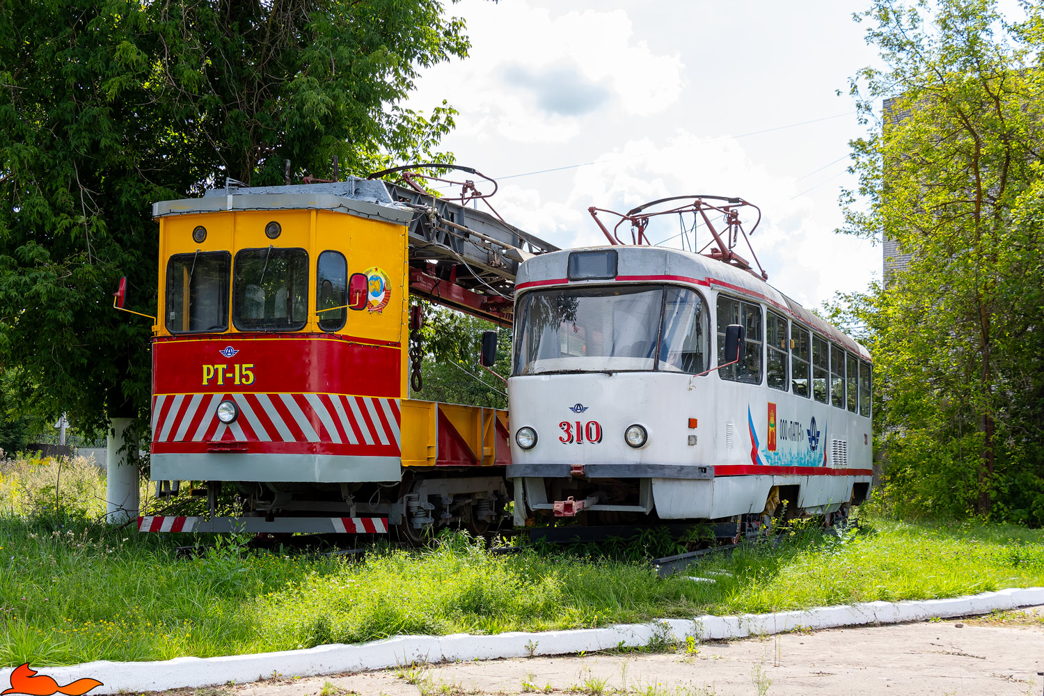Tver, Tatra T3SU Br. 310; Tver — Monuments to urban electric transport