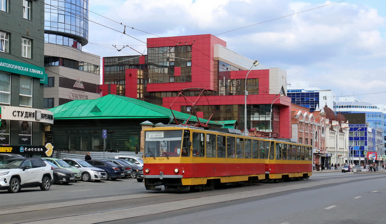 Екатеринбург, Tatra T6B5SU № 740